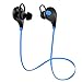 SoundPEATS Wireless Bluetooth Headphones In Ear Sport Earbuds for Gym/Workout (Bluetooth 4.1, CVC 6.0 Noise Cancelling, 6 Hours Talk time, Stereo, Secure Ear Hooks Design) - Black&Purple