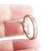 FIBO STEEL 4MM Titanium Womens Rings for Girls Wedding Engagement Rings, Size 4.5-10