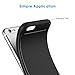JETech Case for iPhone 6s and iPhone 6, Protective Cover with Shock-Absorption and Carbon Fiber Design, Black
