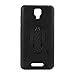 Blu Vivo XL2 Kickstand Case/Blu Vivo XL 2 Case/Vivo XL2 Case (V0070UU) Cellphone Case, Tough Hybrid Armor Shockproof Dual Layer Drop Protection Kickstand Case Cover Case (HD Black on Black)