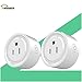 Hevanto MINI Smart Plug Outlet, Wokr with Amazon Alexa Remote Control Timer Switch,ETL Listed(HV103P) (2 Pack)