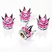 smallAutoParts 4 Chrome Crown Pink Bling Diamond Tire/Wheel Stem Valve Caps car truck hot rod