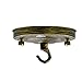 Fuloon Retro Vintage Iron Ceiling Rose Hook Plate Holder Pendant Lamp Roof Sucking Disk Chassis Light Fitting Accessory DIY (Antique Bronze)