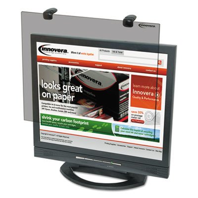 INNOVERA 46404 Protective Antiglare LCD Monitor Filter, Fits 19quot;-20quot; LCD Monitors