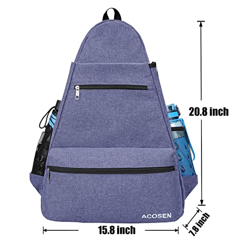 ACOSEN Tennis Bag Tennis Backpack Large Tennis Bags for Women