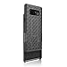 BELTRON Slim Protective Grip Case & Rotating Belt Clip Holster Combo for Samsung Galaxy Note 8 with Built In Kickstand