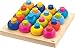 HABA Palette of Pegs - 32 Piece Wooden Pegging & Arranging Game for Ages 2 and Up