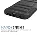 Galaxy S7 Edge Case, MoKo Shock Absorbing Hard Cover Ultra Protective Heavy Duty Case with Holster Belt Clip + Built-in Kickstand for Samsung Galaxy S7 Edge 5.5 Inch - Black (NOT FIT Galaxy S7)