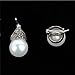 Luna Azure Vintage Style Sterling Silver Shell Pearls Marcasite Women Earrings Girls Festival Gift Present