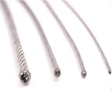 HOUSON Steel Wire Rope with Eyelets 3mm x 3m Garden Bicycle Cable view 4