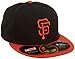 MLB San Francisco Giants Authentic On Field Alternate 59Fifty Fitted Cap, Black/Orange, 7 1/2
