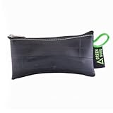 Green Guru Recycled Zip Pouch Black Tire Tube Coin Wallet Bike Trucker Gift Smal