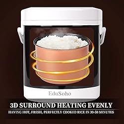 EduSoho 12V Travel Rice Cooker for Car, Portable