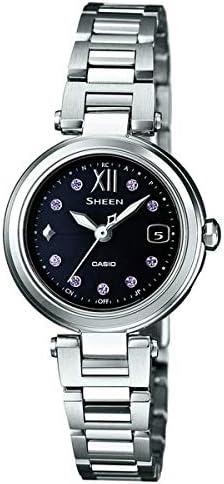 カシオ 腕時計 シーン クリスタル採用モデル 電波ソーラーウォッチ Shw 1504d 1ajf シルバー レディース腕時計 腕時計 通販 Amazon