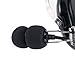 Rugged Air RA454 Black General Aviation Stereo Pilot Headset