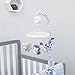 Dwell Studio Safari Skies Animal/Jungle Musical Mobile, Blue/Gray
