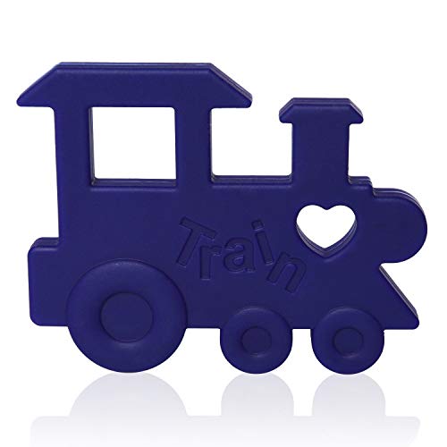 Lil' Jumbl Baby Teething Toy  Organic Food Grade Silicone  BPA-Free,Blue,TR012 (Certified Refurbished) - Thumbnail 2