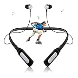 GULUDED Wireless Headphones, Neckband Headset Bluetooth V4.1 Magnetic Design CVC 6.0 Noise Cancelling Retractable Earbuds In Ear with Microphone IPX34 Waterproof for Sports,Gym and Travel