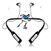 GULUDED Wireless Headphones, Neckband Headset Bluetooth V4.1 Magnetic Design CVC 6.0 Noise Cancelling Retractable Earbuds in Ear with Microphone IPX34 Waterproof for Sports,Gym and Travel …