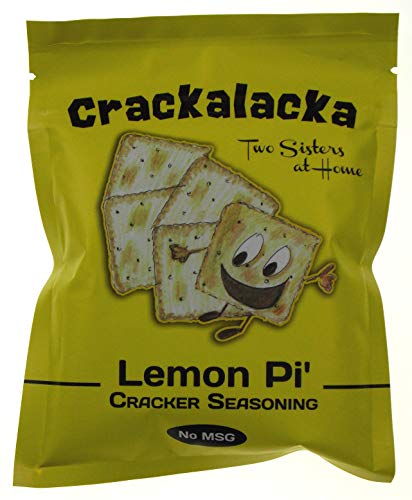Lemon Pie Flavor Crackalacka Saltine Cracker Seasoning Bundle - 3 Packs + 3 Zip Top Bags + Recipe Card