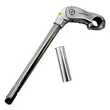 Promax Extra Long Adjustable Quill Stem 85mm Reach 300mm Long in Silver