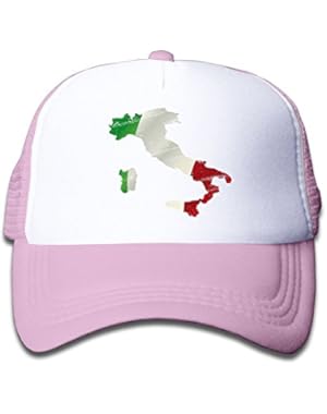 Italian Map Baby Unisex Classic Adjustable Baseball Trucker Cap