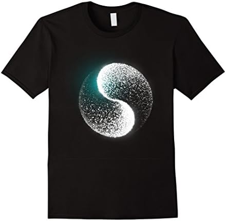 Mens Tai Chi T-Shirt Martial Arts 3D Yin Yang Symbol Kung Fu Tee 3XL Black