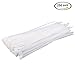 Zip Ties, 250 Pieces,10” with 5mm Width ,Durable and Stable Ideal Cable Organizer, Tie Straps or Wire Wraps,for Quick Fix Tie Wire Home Repair, Camping and More by Holeco (White)