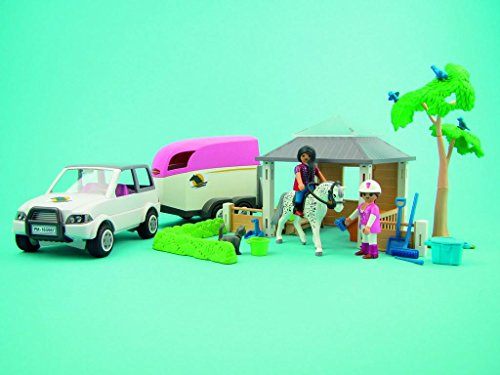 PLAYMOBIL 5667.0 Reitstall mit Pferdetransporter Spielzeug – Bild 4