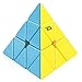 D-FantiX Pyramid Stickerless Speed Cube 3x3, Triangle Cube Puzzle