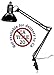 Alvin, Swing-Arm Lamp, Spring-balanced for Drafting Lamp Combination, 100 WATT - Black