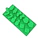 Crazy Egg Reusable Silicone Mold for Cake, Chocolate, Jelly, Candy and Ice cubes  (1, Green)