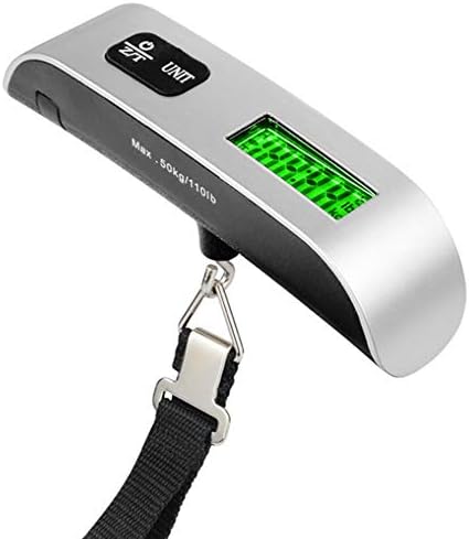 HYHD Luggage Scale Portable Digital Scale, Suitcase Scales Weights with LCD Display, 110 Pound/ 50 Killogram with Backlit, Weight is lbs Ounces and KG