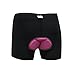 3D Padded Cycling Underwear Shorts - Breathable Quick Dry Bike Pants - Lightweight Bicycle Undershorts - Women (L, Black)