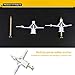 Drywall Anchor kit - Hollow Wall Anchors with Screws ，self-Drilling Hollow Wall Anchor, for Drywall，Nylon - Plastic - Buildex，all-60 pcs (Anchor 30+Screw 30)