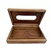 IndiaBigShop Tissue Box Cover - Handmade sheesham Tissue Paper Holder Decorative Brass Work - Unique Designer Wooden Tissue Holder/Tissue Dispenser 10
