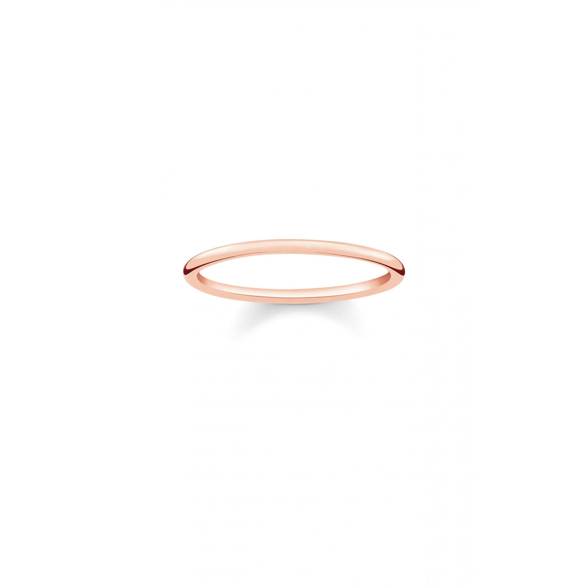 THOMAS SABO Gold Plated Rose Gold Ring Size - M