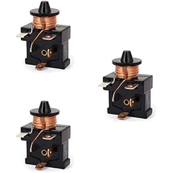 LDEXIN 3pcs 1/5HP 5 Terminals Refrigerator Freezer Overload Thermal Protective Compressor PTC Starter Relay for 1/5HP Refrigerator Parts