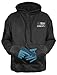 Rothco Conceal-Ops Thin Blue Line Hoodie – Tactical Hooded Sweatshirt with Distressed American Flag Graphics (US, Alpha, X-Large, Regular, Regular, Black)