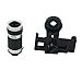 Universal 8x18 Optical Zoom Lens Micro Mobile Phone Lens Telescope Camera with Holder for iPhone Samsung HTC Android Smartphones (Black)