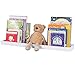 Wallniture Philly White Wall Shelf Kids Room Decor, Floating Book Shelf and Tray Toy Storage Organizer, 23.75