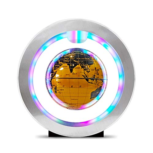 TMY Office Globe Magnetic Levitation Illuminating Globe Instrument Rotation Office Globe Decoration Creative Gift Gift 4 Inch 6 Inch (Size : 2222cm) - Thumbnail 5