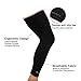 Compression Leg Sleeves, SONTHIN Long Sports Knee Support for Football Baseball Basketball Running Cycling Weightlifting and Fitness 1 Pair