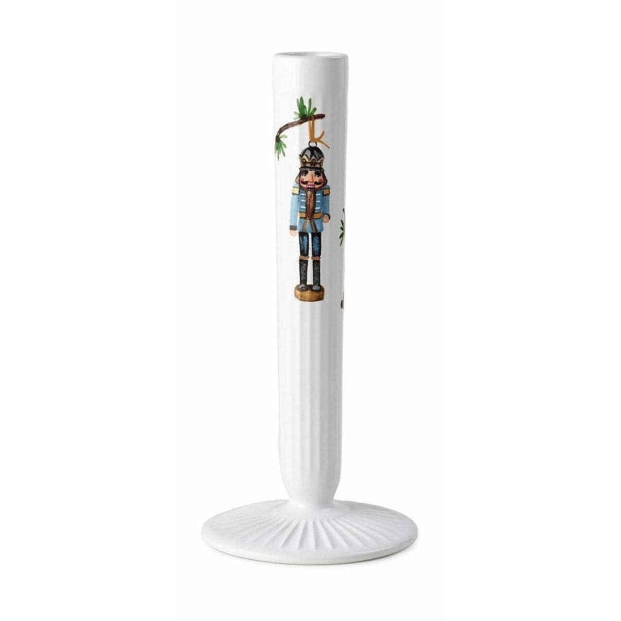 Rosendahl, Hammershøi Christmas Candle Holder H20 White W. Deco, Candle Holder, White W. Deco, Unisex-Adult.