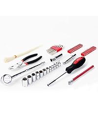 Apollo Precision Tools dt9774 Auto Kit de herramientas La funda con cierre, 56 piece
