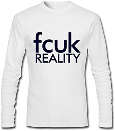2016 Fashion Men's Fcuk Reality Layer Cake AryaWinter T-Shirts White L