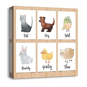 Cartoon Picture Home Artwork for Kids Bedroom Bathroom