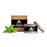 Maryland Candle Company, Eucalyptus Spearmint Candle 5.4oz, Natural Soy Wax, Infused with Essential Oils, Aromatherapy, Up to 30 Hr Burn, Recyclable Materials, Cotton Wick, Phthalate Free, Made in USA