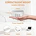 White Noise Machine - Koviti Sound Machine with 24 Soothing Sounds-Noise Machine with 4 Stop Snoring Nose Vents for Sleeping&Relaxation,Timer&Memory Feature,USB Cable for Baby,Adult,Home,Office,Travel