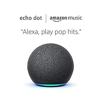 Echo Dot (4th Gen) and 6 months of Amazon Music Unlimited FREE w/ auto-renewal - Charcoal